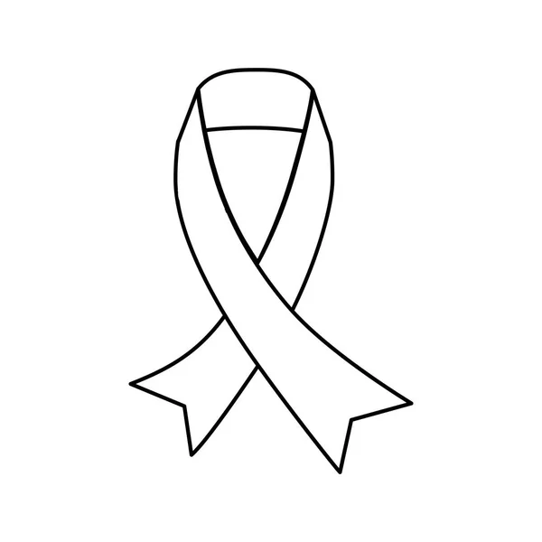 Borst kanker campagne symbool — Stockvector