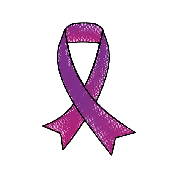 Breast cancer campaign symbol — Stock Vector