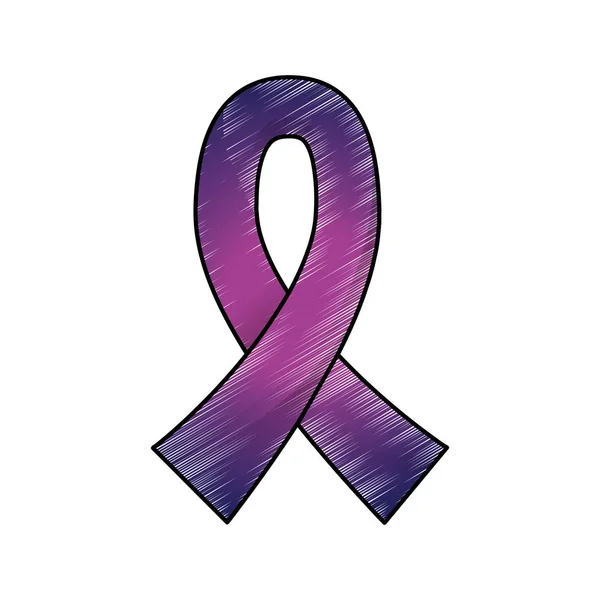 Breast cancer campaign symbol — Stock Vector