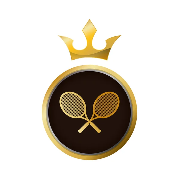 Tenis deporte juego — Vector de stock