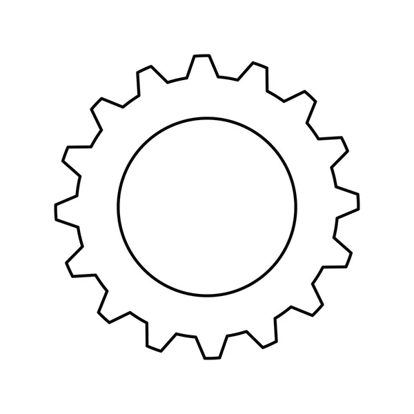 Getriebemaschinenstück — Stockvektor