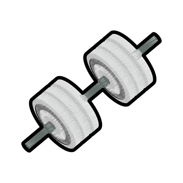 Gym and fitness equipment — Stock Vector