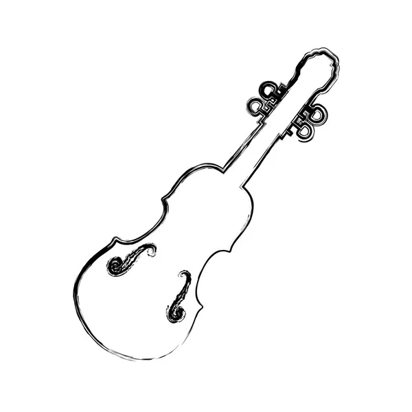 Violon instrument de musique — Image vectorielle