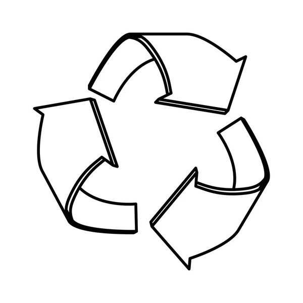 Reciclar reduzir e reutilizar — Vetor de Stock