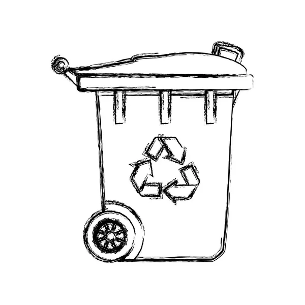 Reciclar reduzir e reutilizar — Vetor de Stock