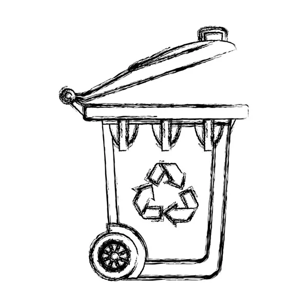 Reduzierung und Wiederverwendung recyceln — Stockvektor