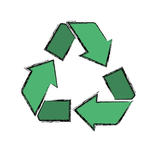 Reciclar reducir y reutilizar — Vector de stock