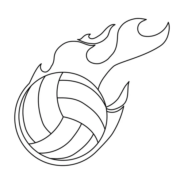 Voleyball jeu de sport — Image vectorielle