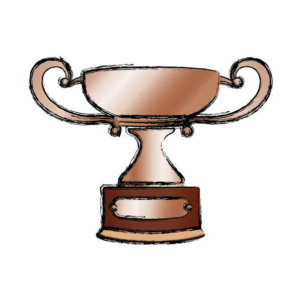 Campeonato de taça de troféu — Vetor de Stock