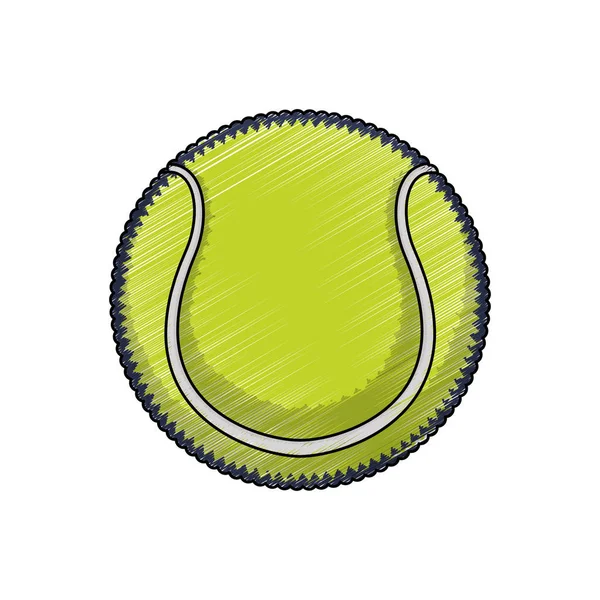 Balspel sport tennis — Stockvector