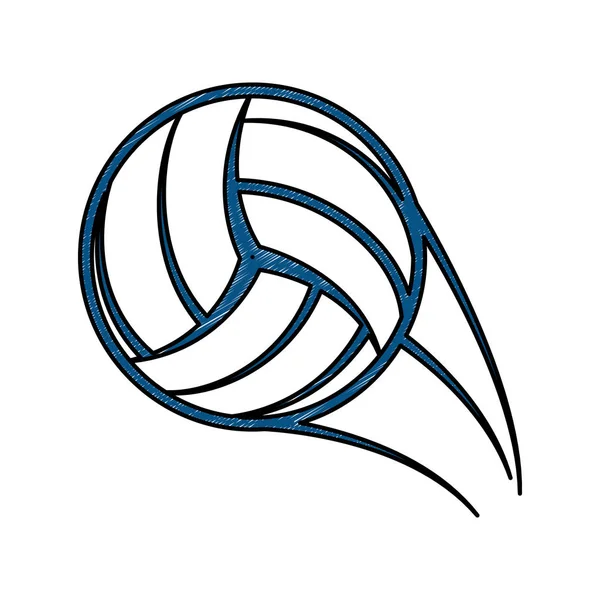 Voleyball Sport Spiel — Stockvektor