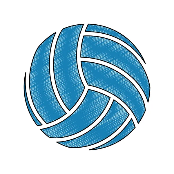 Voleyball Sport Spiel — Stockvektor