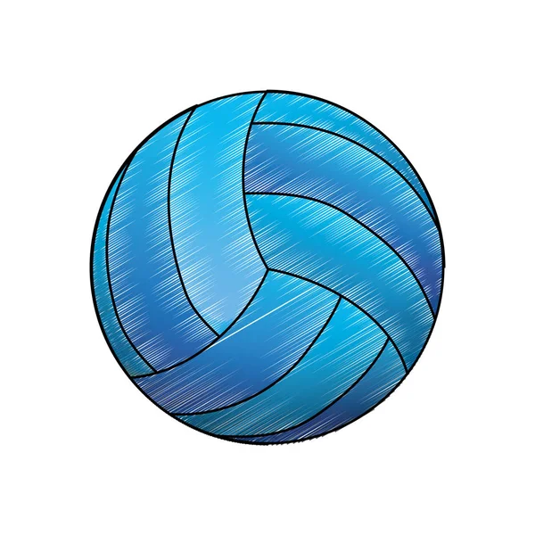 Voleyball sport spel — Stock vektor
