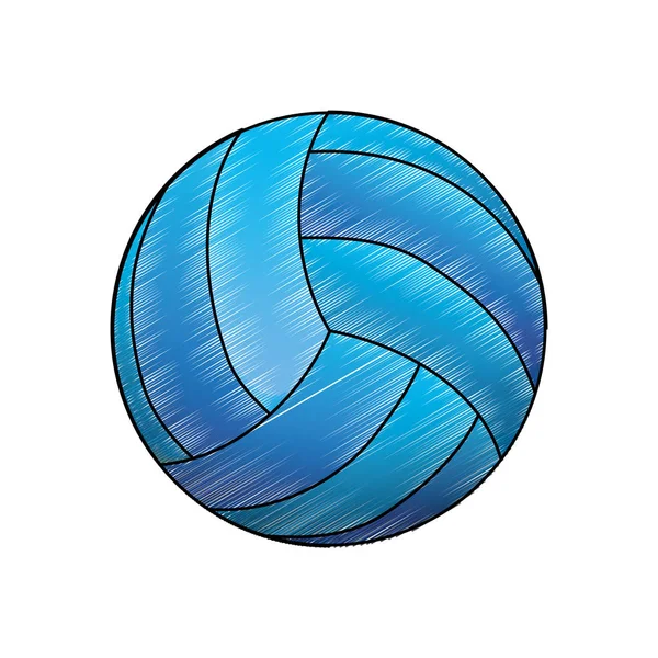 Voleyball jeu de sport — Image vectorielle