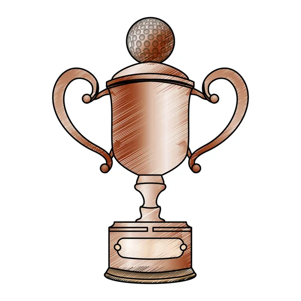 Championnat de Coupe Trophée — Image vectorielle