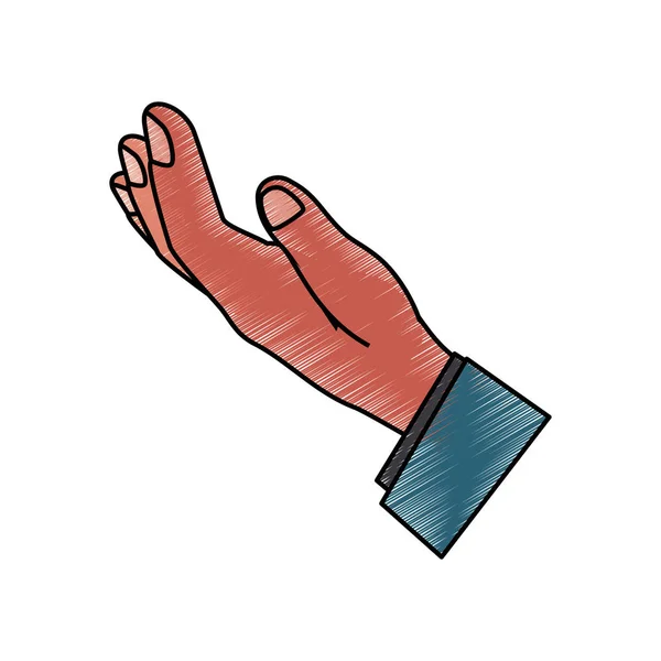 Символ людської руки — стоковий вектор