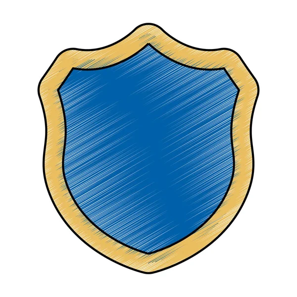 Símbolo de seguridad escudo — Vector de stock