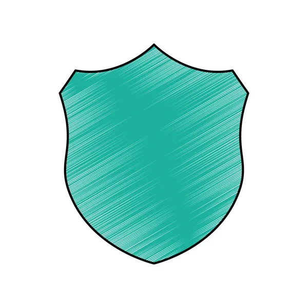Símbolo de seguridad escudo — Vector de stock