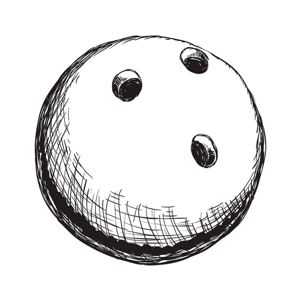 Bowling Ball Sport Spiel — Stockvektor