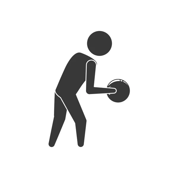 Bowling deporte juego — Archivo Imágenes Vectoriales
