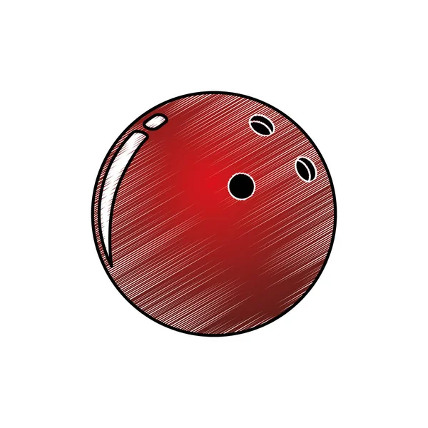 Bowling sport spel — Stockvector