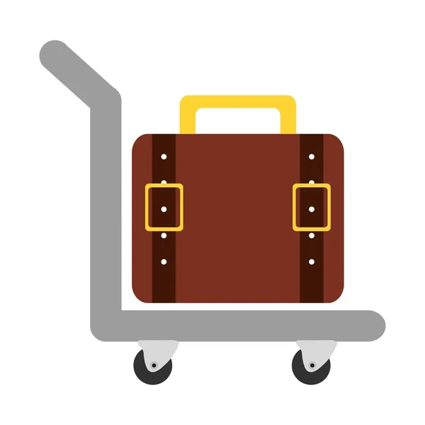 Иконка для чемодана — стоковый вектор