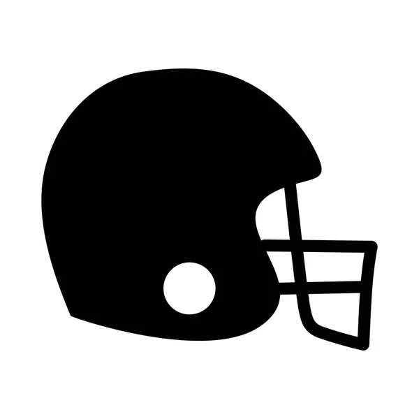 American Football Helm Ikone — Stockvektor