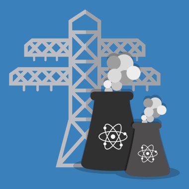 nükleer santral simge görüntüsü