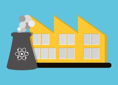 nükleer santral simge görüntüsü