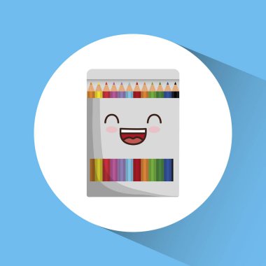 Kawaii okul ilgili simgeler