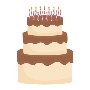 doğum günü pastası simgesi
