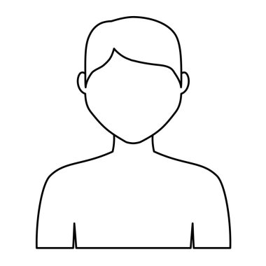 adam çizgi film simgesi