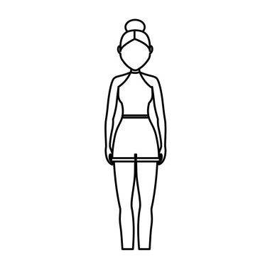 Kız çizgi film simgesi