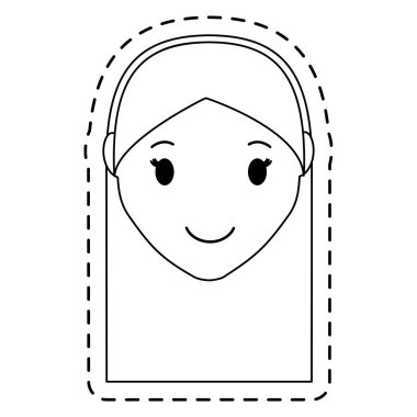 kadın karikatür simgesi