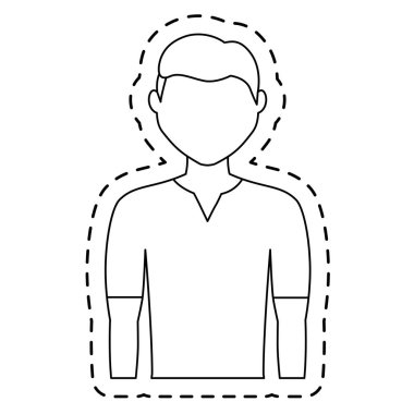 adam çizgi film simgesi