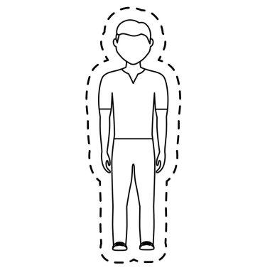 adam çizgi film simgesi