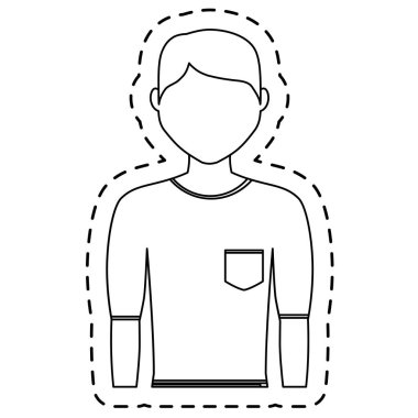 adam çizgi film simgesi