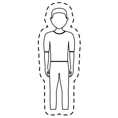 adam çizgi film simgesi