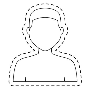 adam çizgi film simgesi