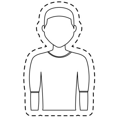 adam çizgi film simgesi