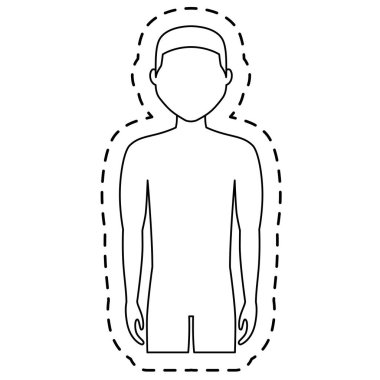 adam çizgi film simgesi