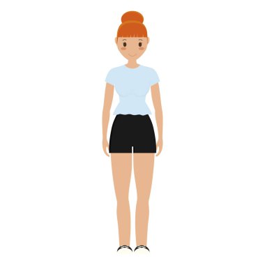 Kız çizgi film simgesi