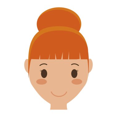 Kız çizgi film simgesi