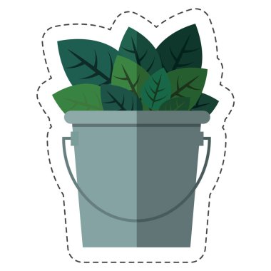 yeşil bitki pot simgesi