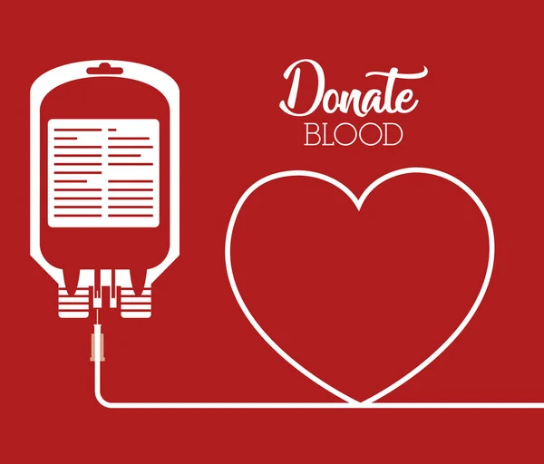 Донорство крові дизайн — стоковий вектор