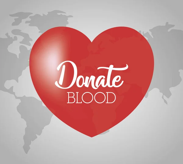 Донорство крові дизайн — стоковий вектор