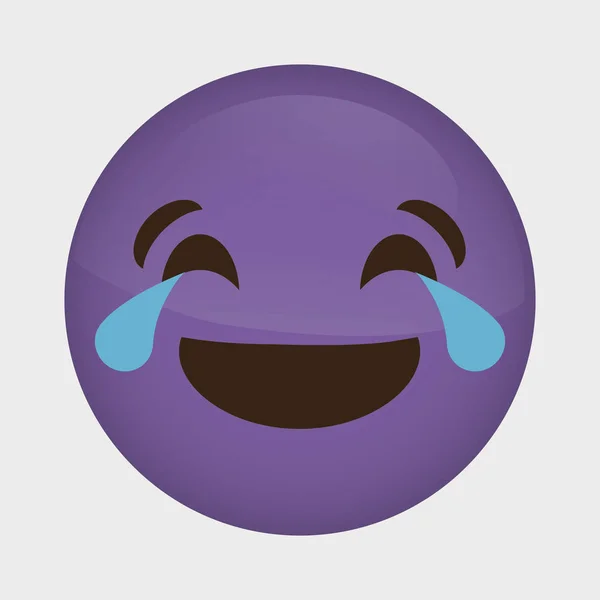 Ícone de rosto de desenho animado emoticon —  Vetores de Stock