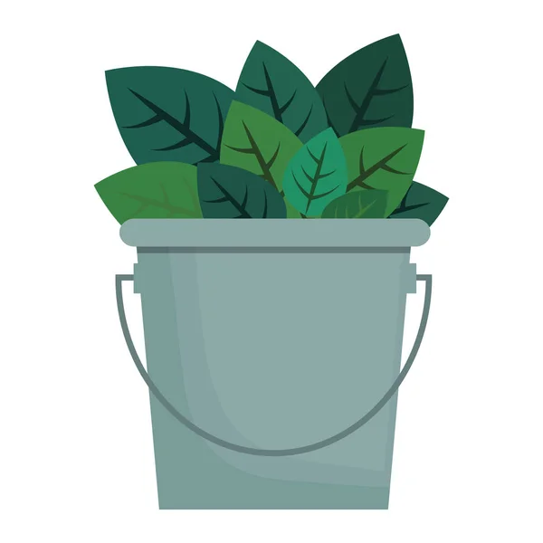 Diseño de planta verde — Vector de stock