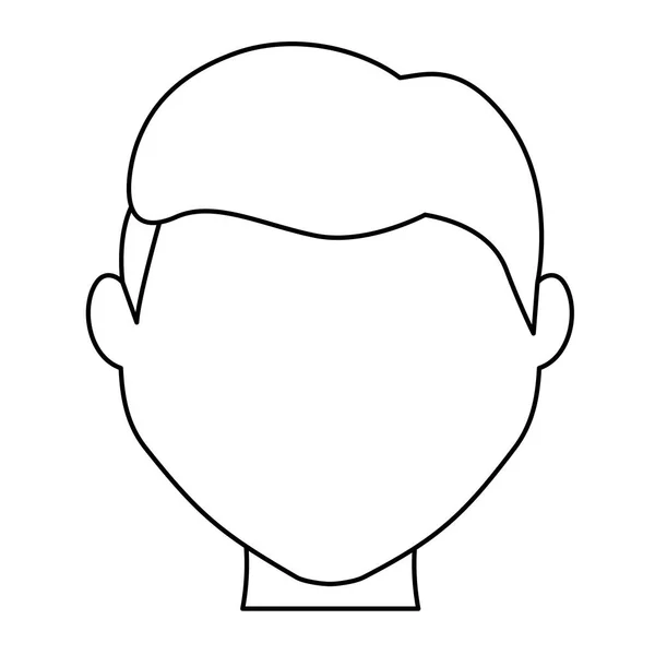 Homme dessin animé icône — Image vectorielle