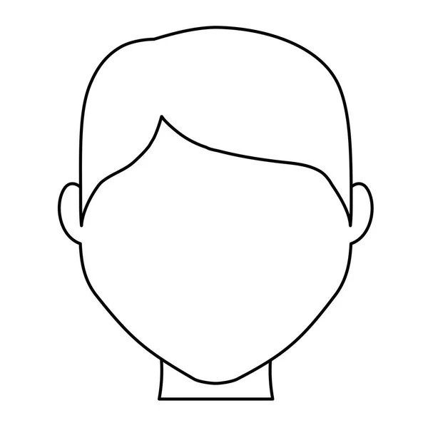 Hombre icono de dibujos animados — Vector de stock